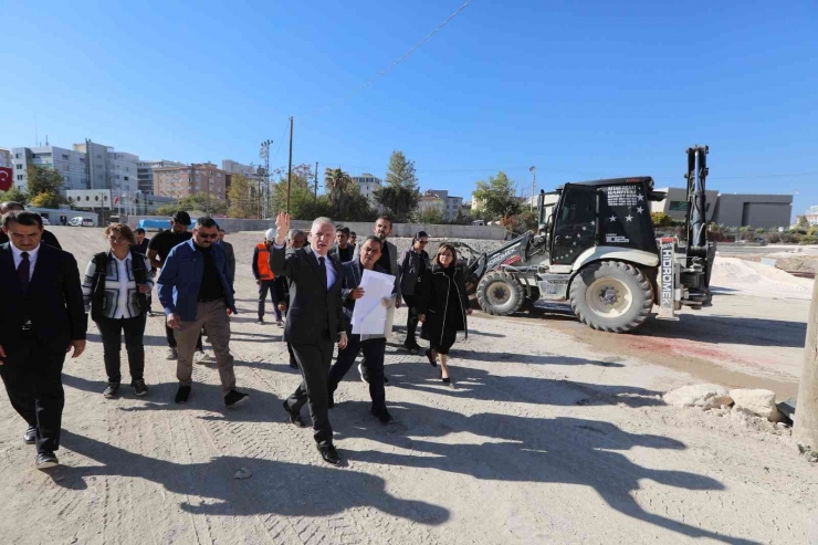 Şahin, Yeni Millet Bahçesi Çalışmalarını İnceledi