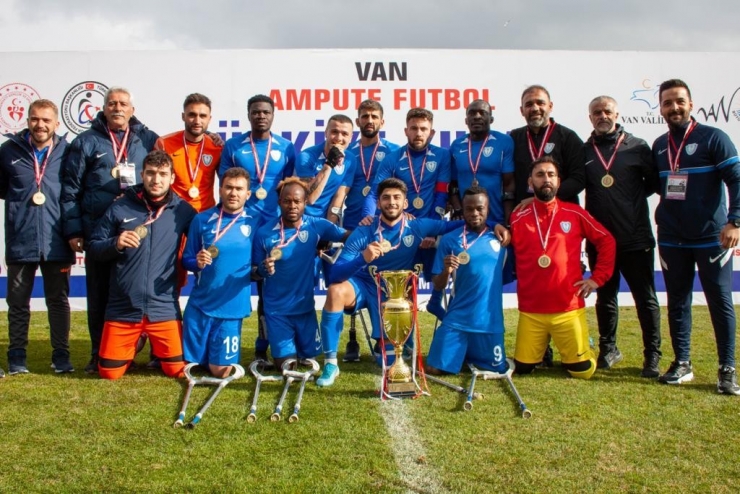 Şahinbey Ampute Futbol Takımı, Türkiye Kupası’nı Kazandı