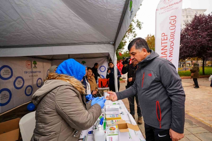 Şehitkamil’de Diyabet Yürüyüşü