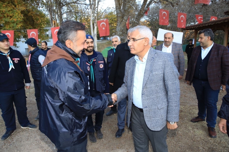 Başkan Güder’den İzcilere Sürpriz Ziyaret