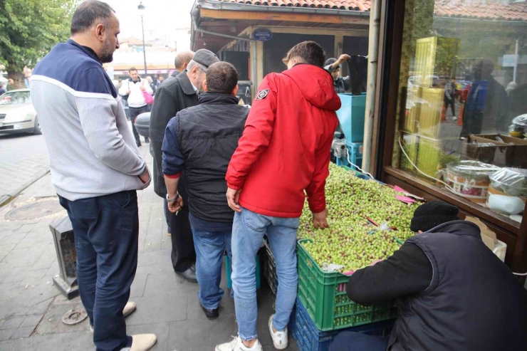 Gaziantep’te Yeşil Zeytin Tezgaha İndi