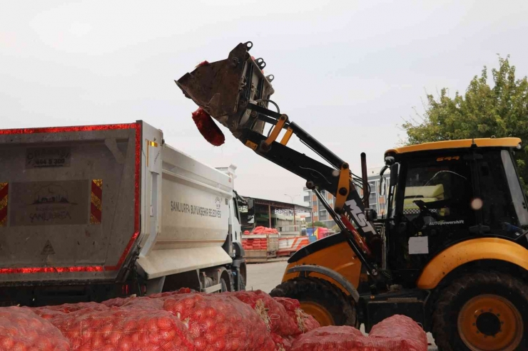 Şanlıurfa’da 22 Ton Çürümüş Soğan Ele Geçirildi