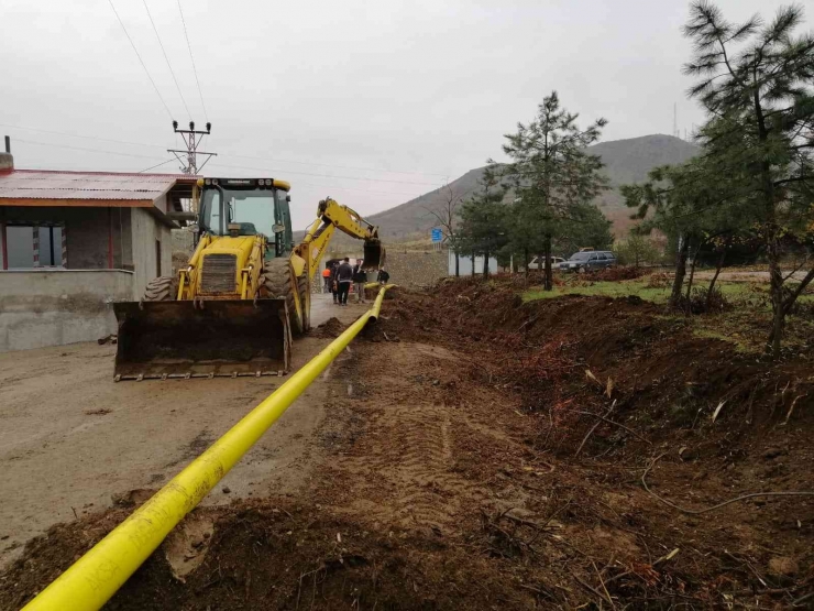 Arapgir’de Doğalgaz Çalışmalarına Başlandı