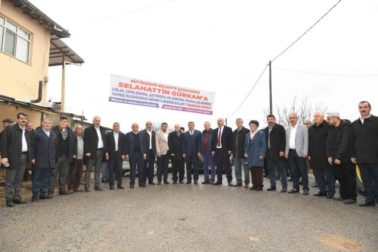 Başkan Gürkan Doğanşehir’de Yürütülen Çalışmaları Denetledi