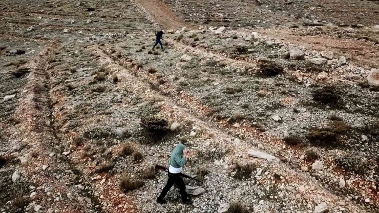 Adıyaman’da Kaçak Avcılar Dron İle Kovalandı