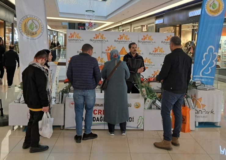 Adıyaman’da Fidan Dağıtımları Devam Ediyor