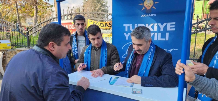 Başkan Alkayış, Ak Partiye Üyelik Yapan Herkese Teşekkür Etti