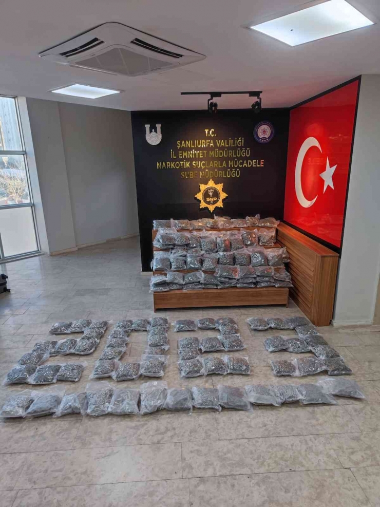 Şanlıurfa’da 91 Kilo Uyuşturucu Ele Geçirildi: 2 Tutuklama