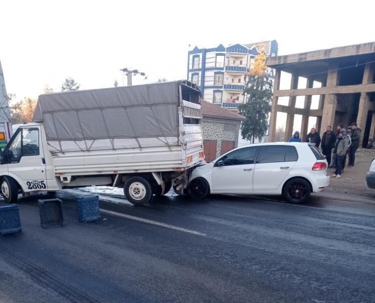 Siverek’te Zincirleme Kaza: 1 Yaralı