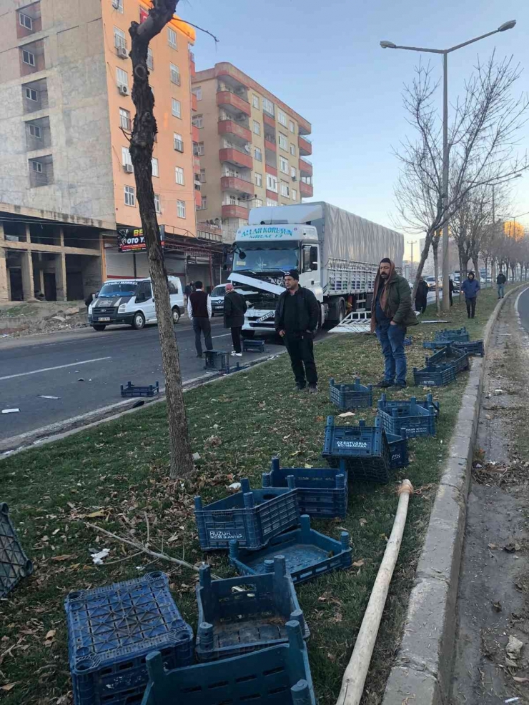 Siverek’te Zincirleme Kaza: 1 Yaralı