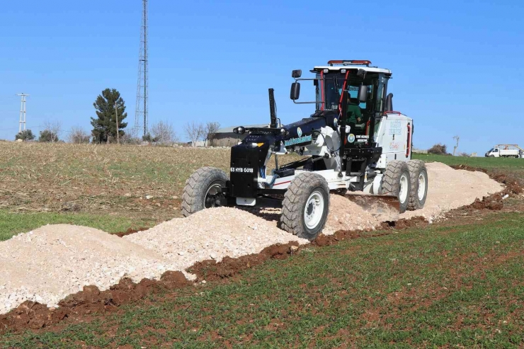 Haliliye’de 4 Kırsal Mahallede Yol Çalışması Tamamlandı