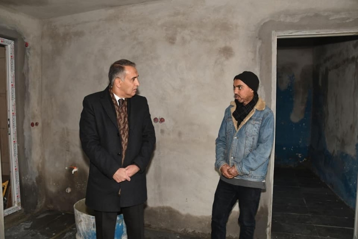 Vali Çuhadar, Kanser Hastası İçin Yaptırılan Evi İnceledi