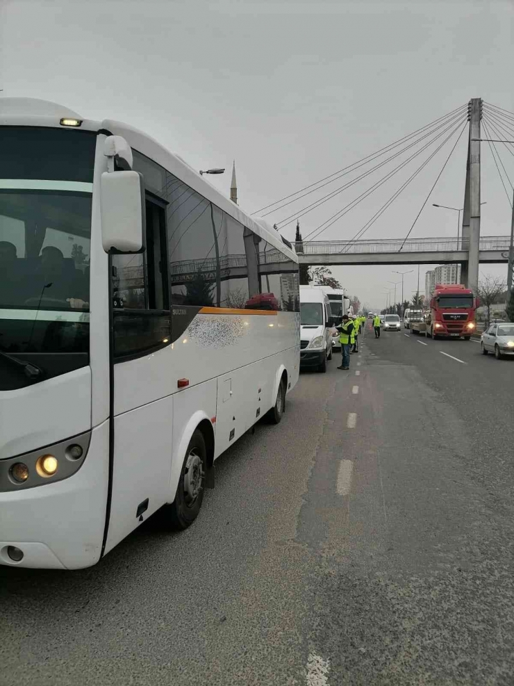 Malatya’da Servis Araçları Denetlendi