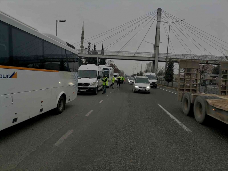 Malatya’da Servis Araçları Denetlendi