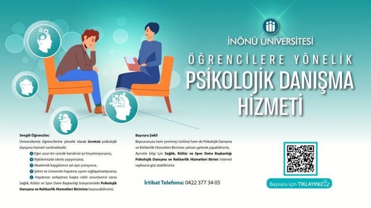 Öğrencilere Ücretsiz Psikolojik Danışma Hizmeti