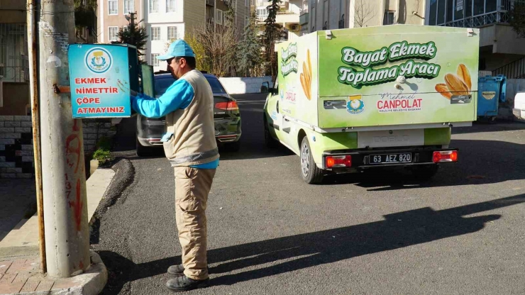 Şanlıurfa’da Günlük Yarım Tonluk Ekmek İsrafı Önleniyor