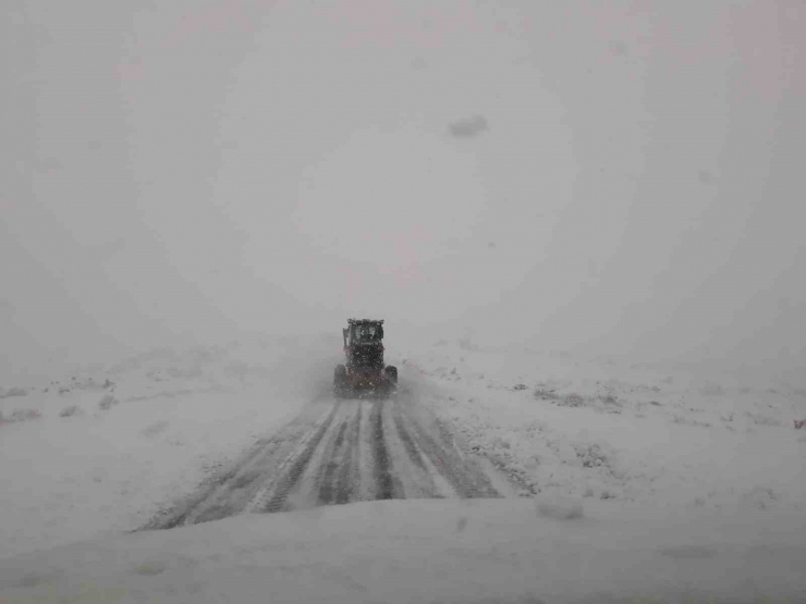 Malatya’da Kardan Kapalı Yol Kalmadı