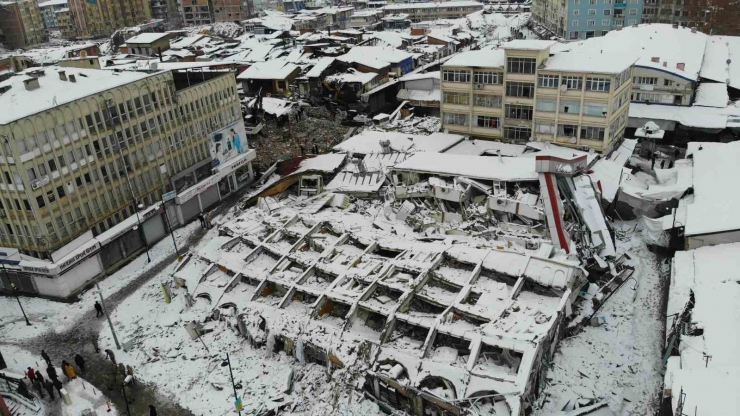 Deprem Bölgesi Malatya Havadan Görüntülendi