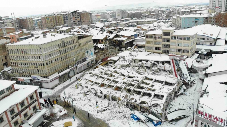 Deprem Bölgesi Malatya Havadan Görüntülendi