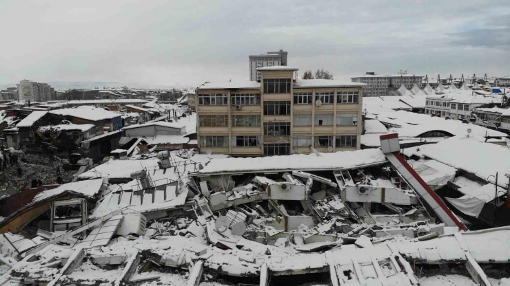 Deprem Bölgesi Malatya Havadan Görüntülendi