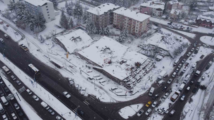 Deprem Bölgesi Malatya Havadan Görüntülendi