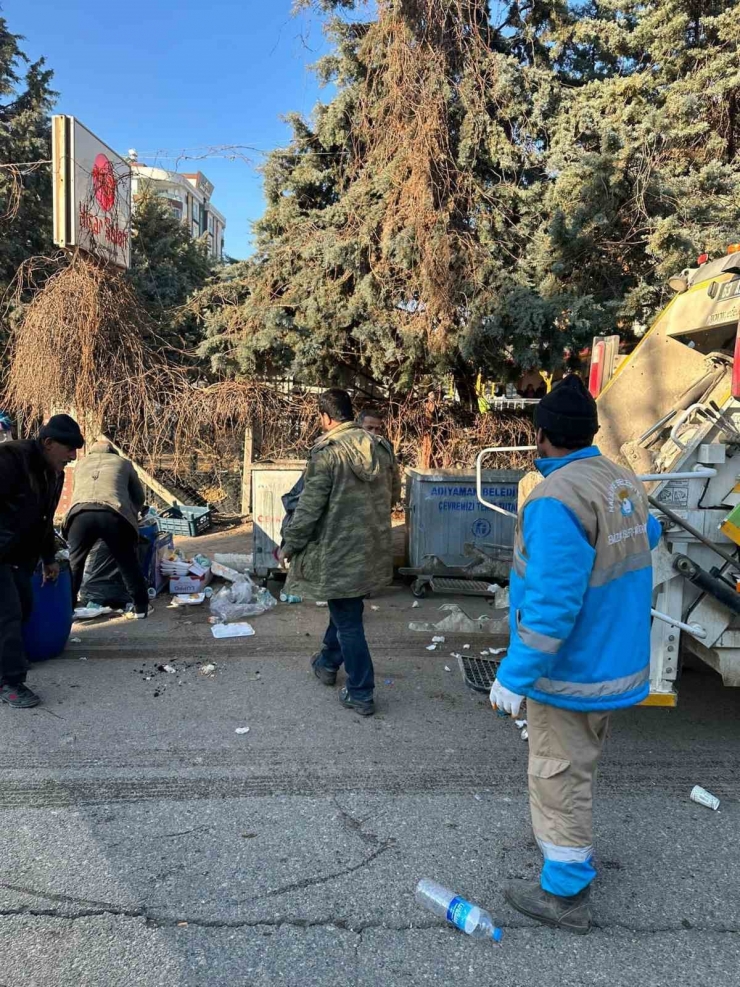 Haliliye’den Adıyaman’a Temizlik Desteği