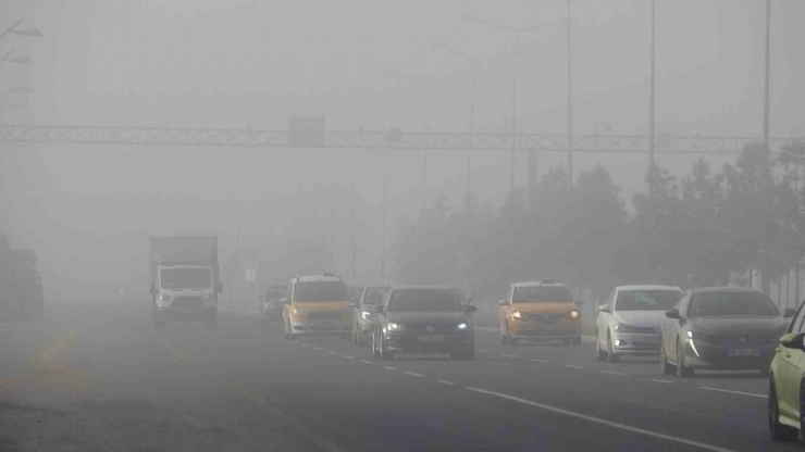 Diyarbakır Güne Yoğun Sisle Uyandı