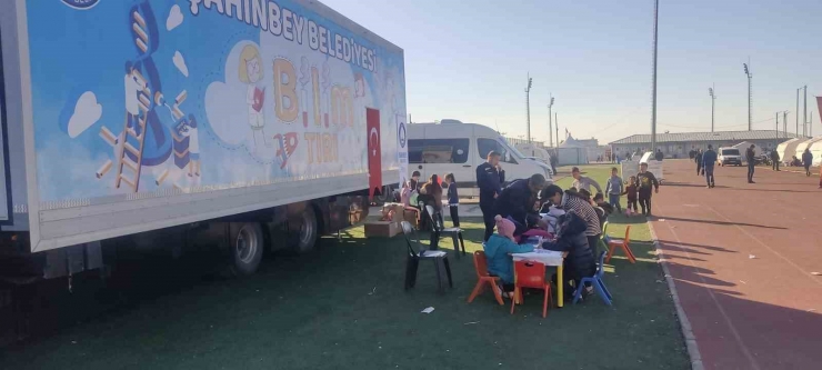 Depremzede Çocuklar İçin Bilim Tırı İle Adıyaman’da