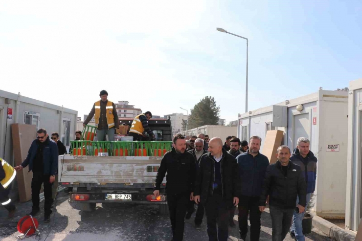 Şanlıurfa’dan Adıyaman’a Destek