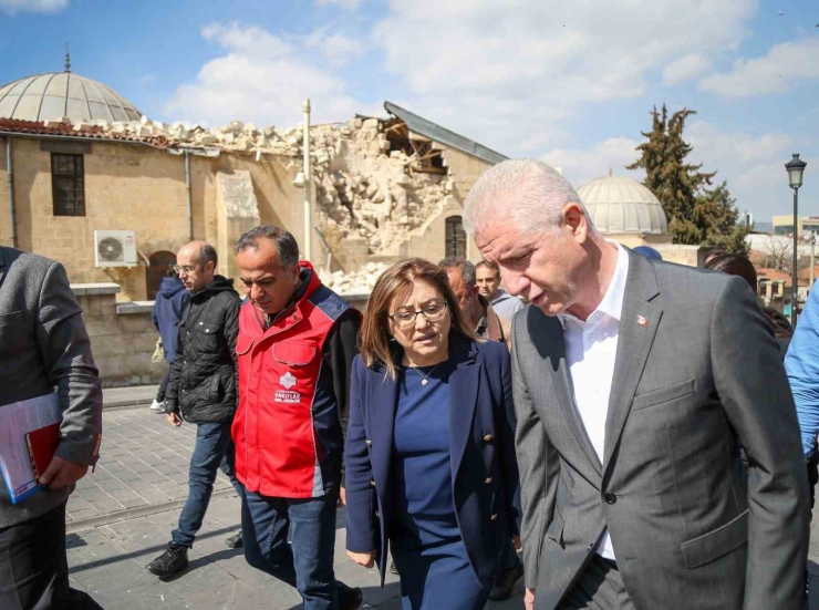 Gaziantep’te Depremde Zarar Gören Tarihi Yapılar Restore Edilecek