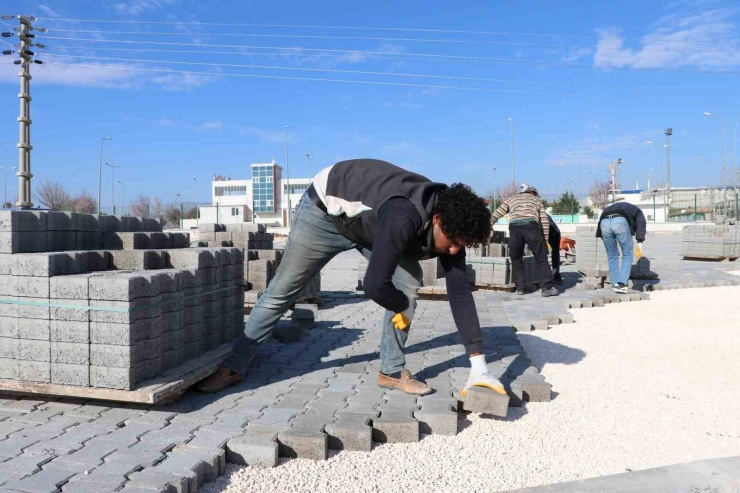 Şanlıurfa’da Yeni Park Çalışmaları Sürüyor