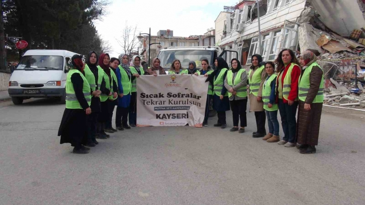 Kayseri’den Doğanşehir’e Yardım Eli