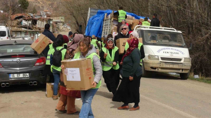 Kayseri’den Doğanşehir’e Yardım Eli