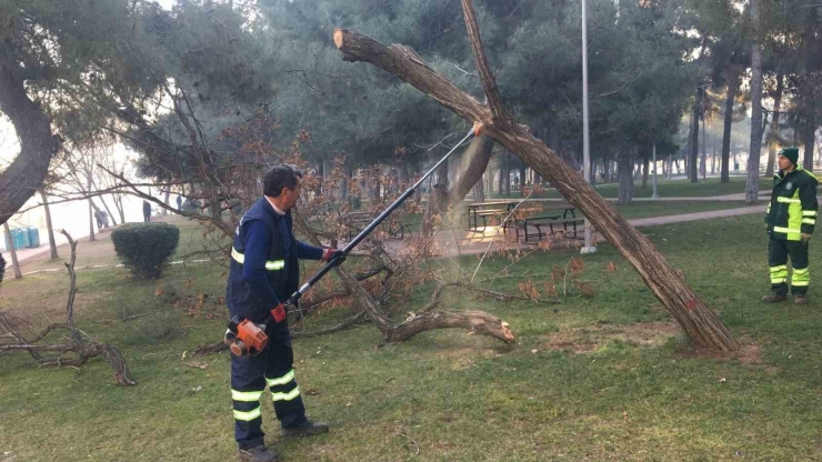 Şahinbey’de Parklarda Bakım, Onarım Ve Yenileme Çalışmaları Yapılıyor