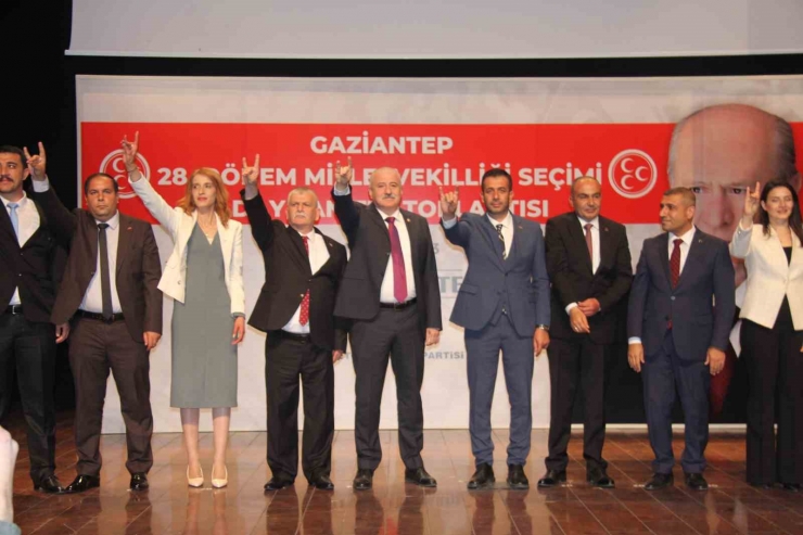 Mhp Gaziantep’te Milletvekili Adaylarını Tanıttı