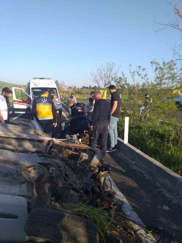 Kontrolünü Kaybeden Otomobil Takla Attı: 1’i Ağır 3 Yaralı