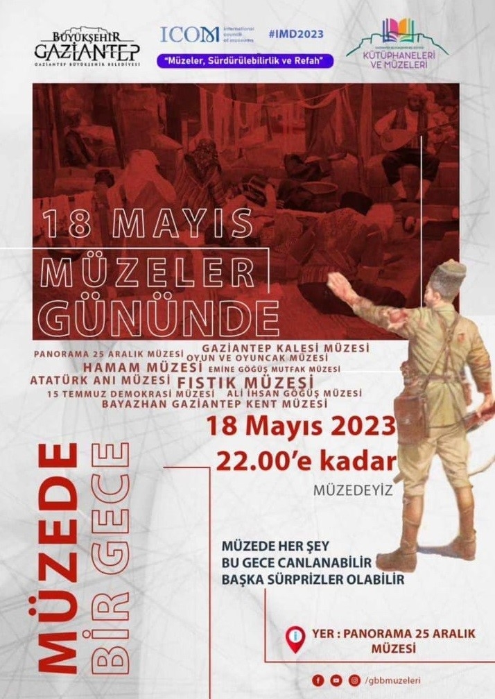 Gaziantep’te Müzeler Günü Etkinliklerle Kutlanacak