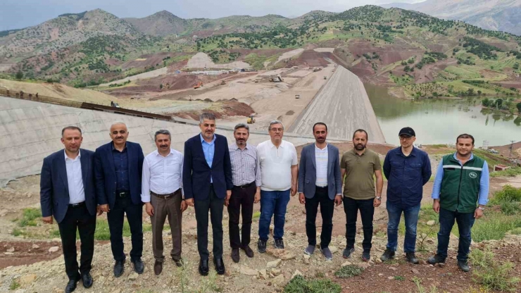 Ak Parti Heyeti Baraj İnşaatlarını İnceledi