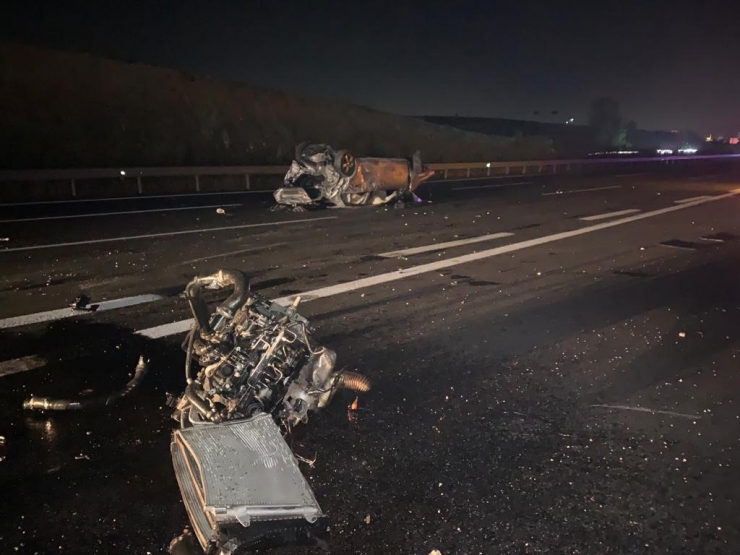 Gaziantep’te Feci Kaza: Alev Topuna Dönen Araçtaki 1 Kişi Yanarak Öldü