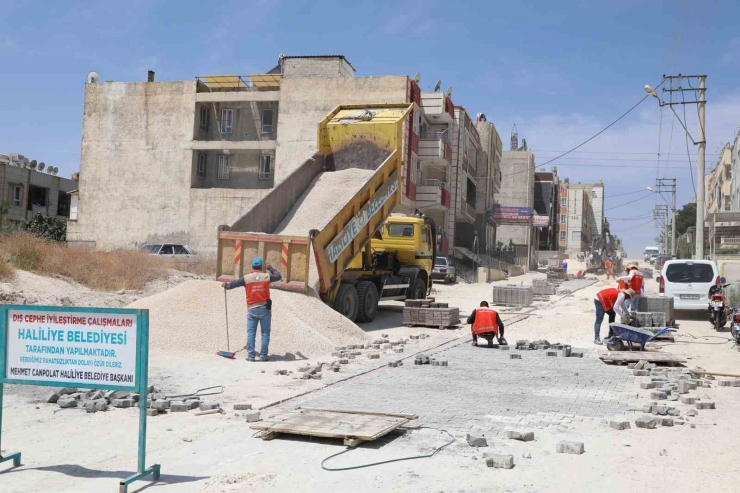 Haliliye’de Üst Yapı Çalışmaları Devam Ediyor