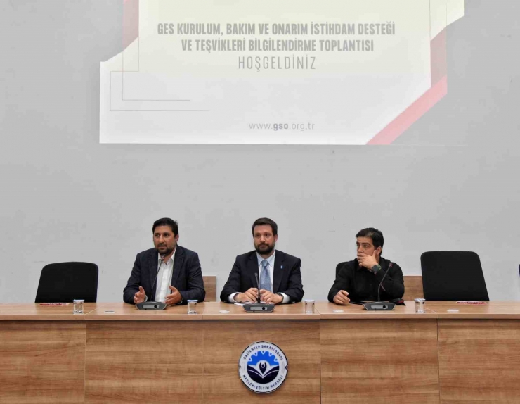 Gso-mem’de; “ges Kurulum, Bakım Ve Onarım, İstihdam Desteği Ve Teşvikleri” Anlatıldı