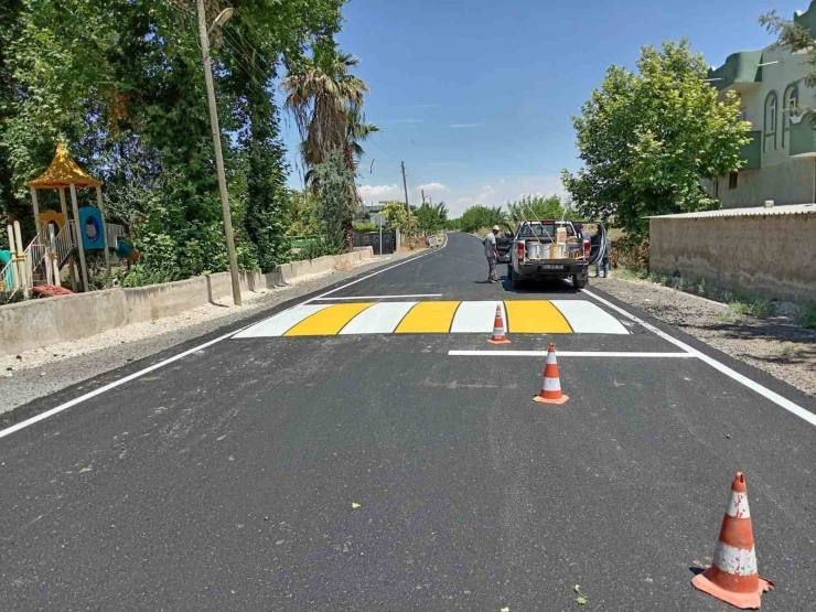 Şanlıurfa’da Yollar İşaretlendi