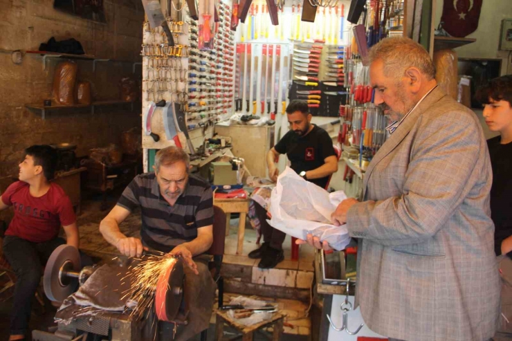 Şanlıurfa Bıçakçılarda Kurban Bayramı Yoğunluğu