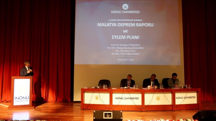 İnönü Üniversitesinde ‘‘malatya Deprem Raporu’’ Paneli