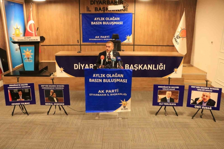 Ak Parti İl Başkanı Aydın’dan Hdp’ye Sert Eleştiri