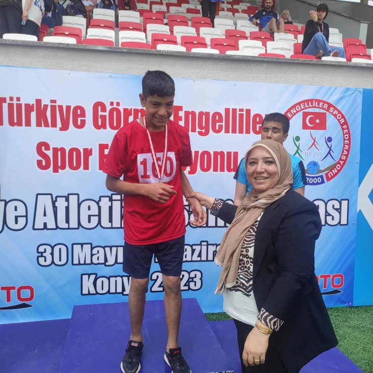 Şanlıurfalı Görme Engelli Sporcu Türkiye Şampiyonu Oldu