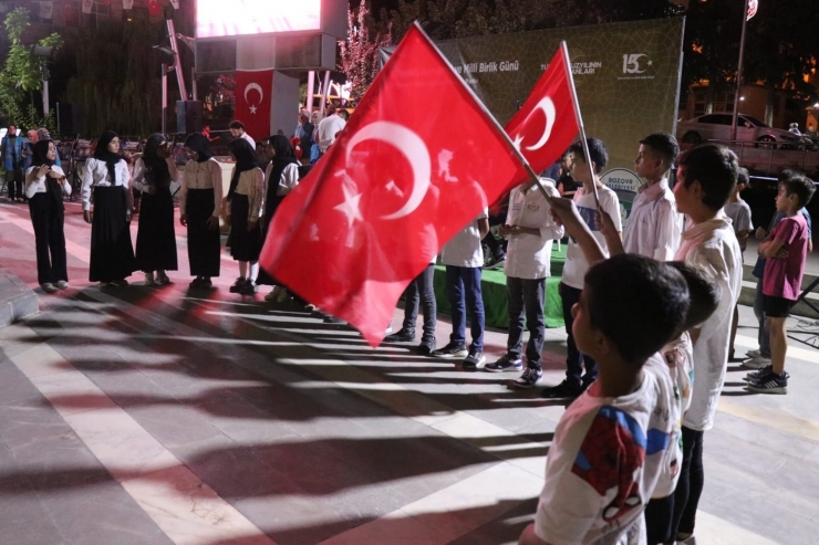 Bozova’da 15 Temmuz Demokrasi Ve Milli Birlik Günü Etkinleri Düzenlendi