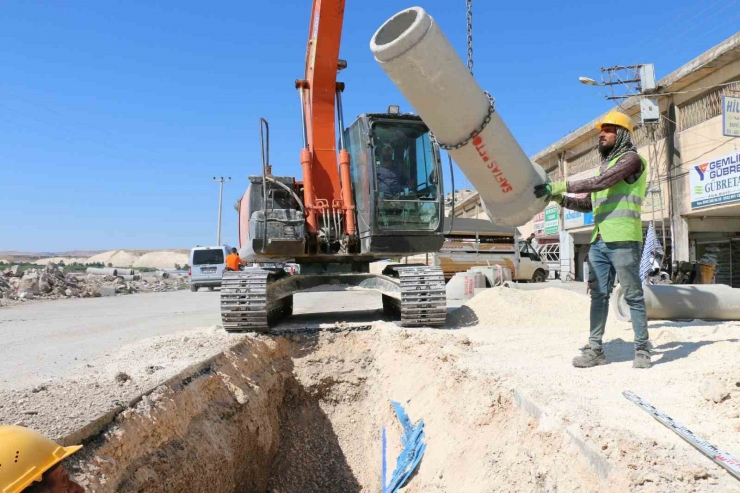 Şanlıurfa’da Alt Yapı Çalışmaları Sürüyor