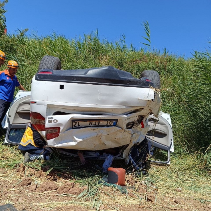 Adıyaman’da Otomobil Takla Attı: 1 Ölü, 2 Yaralı