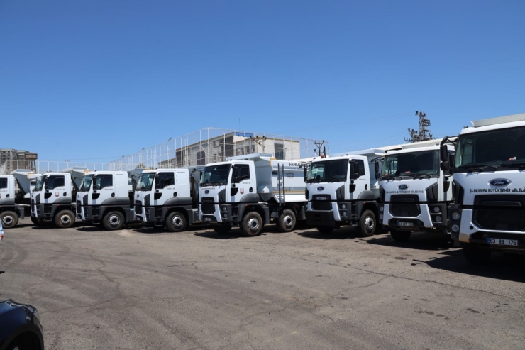 Şanlıurfa’da Belediye 40 Yeni Araç Aldı